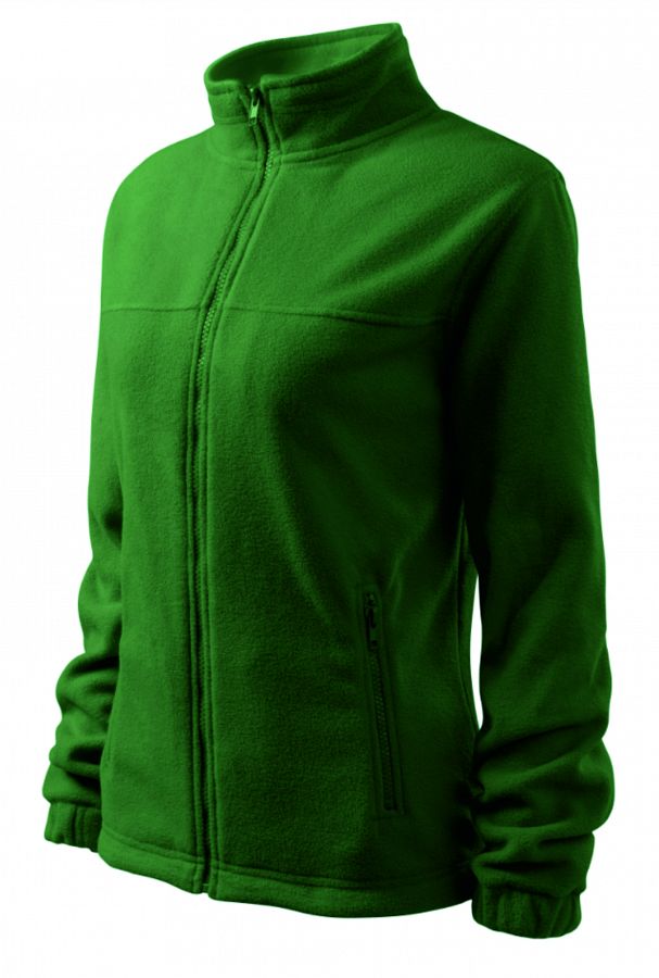 Mikina fleece dámská lahvově zelená 504